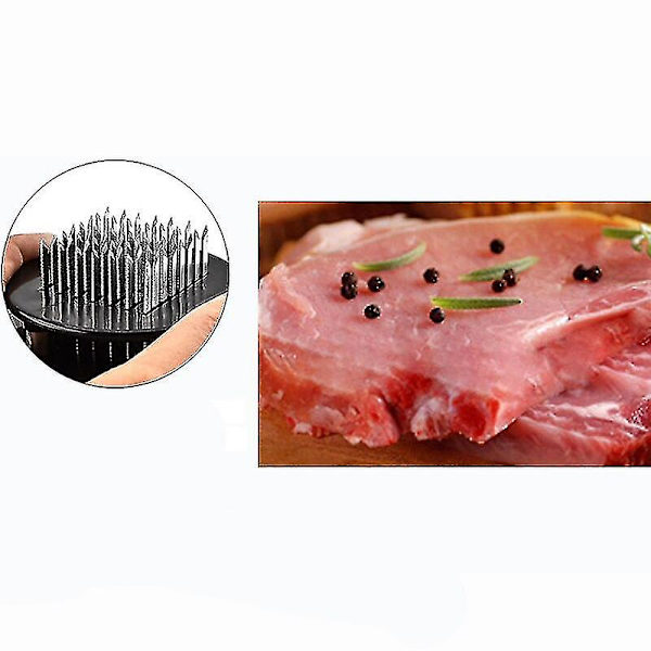 Kødkødsønderdeler i Rustfrit Stål - Steak Løsneapparat - Kødkødsønderdeler - Køkkenredskab Til Kylling, Fisk, Svin - 1 stk