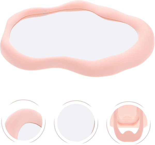 Vertikal upphängd sminkspegel Bordspegel och bärbar design