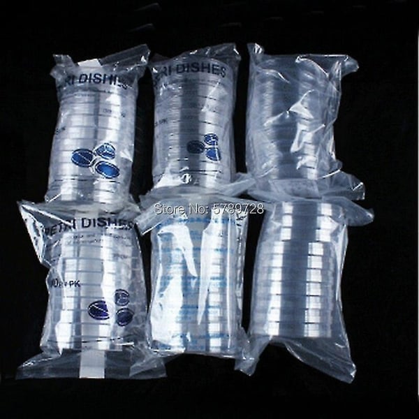 10pk Lab Muoviset 90mm kertakäyttöiset steriilit petrimaljat