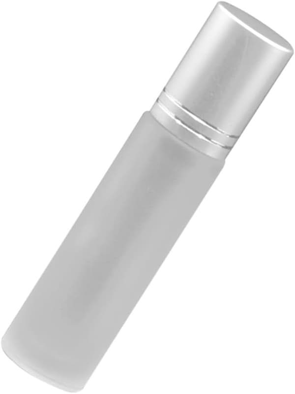 5 st frostat glas aromaterapi rollflaskor tomma eteriska oljerullflaskor för glasrullning Använd för och oljerulle