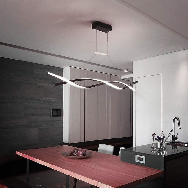 2-lampuninen 80 cm LED-riipusvalaisin, alumiininen linjamalli