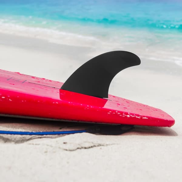 3 stk. Paddleboard Finner Sæt 5,4 tommer Surfboard Halefinner med Base til Venstre, Midten
