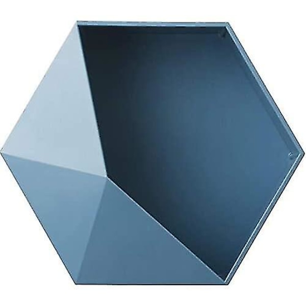 Hexagonalt Geometrisk Væghylde Multifunktionel Flydende Opbevaringshylde Kreativitet Displayvæg
