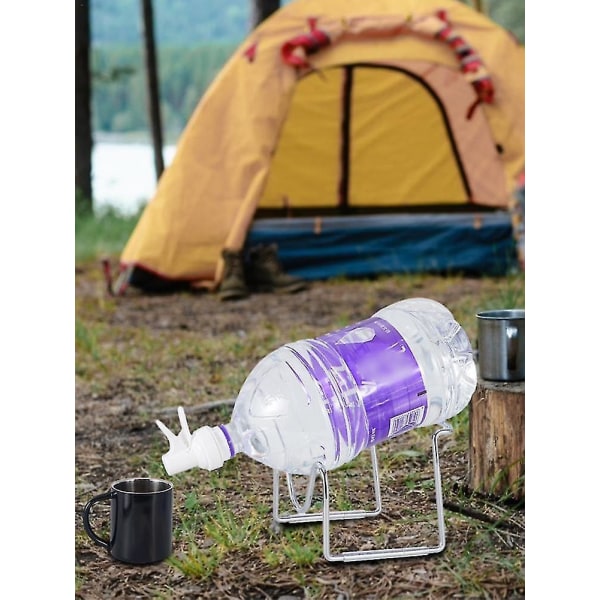 Vandkandeholder 5L bærbar flaske metalstativ Campingværktøj