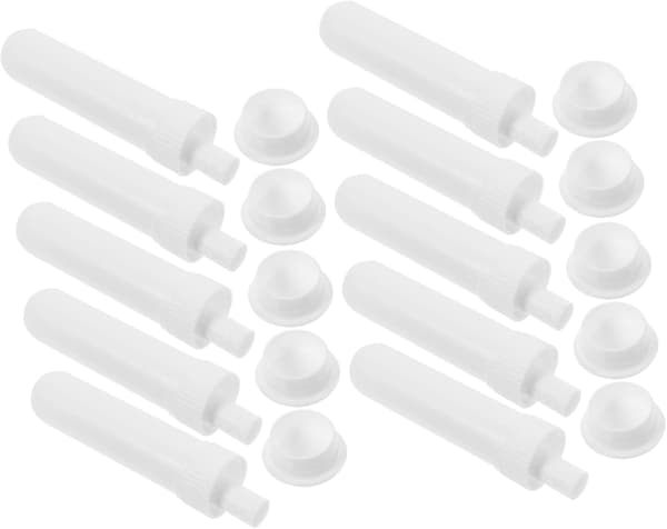 40 st rör bärbara aromaterapiinhalatorer för eteriska oljor tomma pinnar plastmaterial