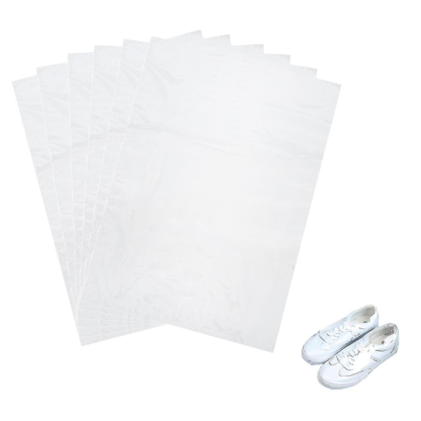 100 stk Shoe Shrink Wrap Klar PVC varmeposer til gør-det-selv