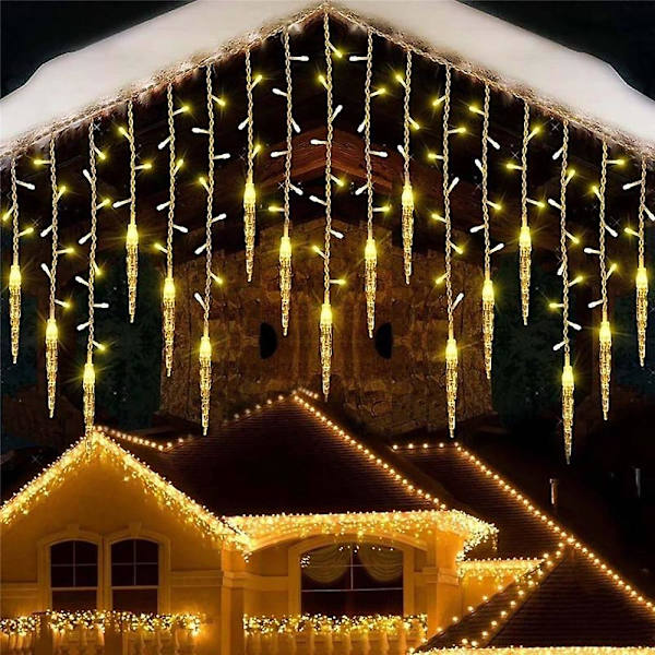 3,5 m ja 5 m joulukranssiverhot valot 96 led:llä ja 216 led:llä