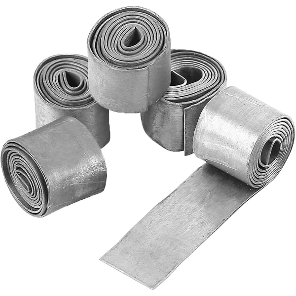 Blad av blyrulle 5 ruller Fiske Fleksibelt Blad Fading Blad Fra Fisketilbehør Fiske Fleksibelt Lokke 0,6 mm