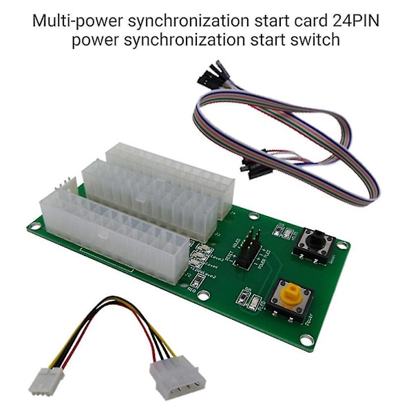Dual Tre-Powerforsynings Starter Board 4-pin IDE 24-pin