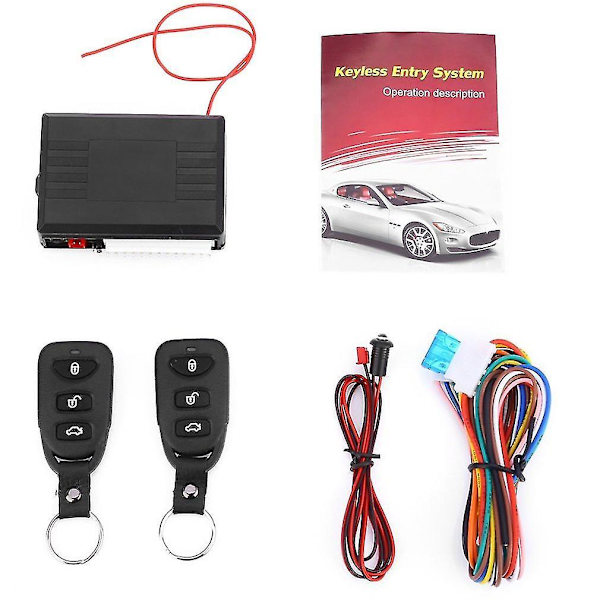Universal Bilfjärrkontroll Central Kit Dörrlås Nyckelfri Ingång