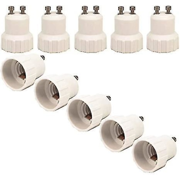 10 st Gu10-adapter Gu10 till E14 lampsockelkonverterare