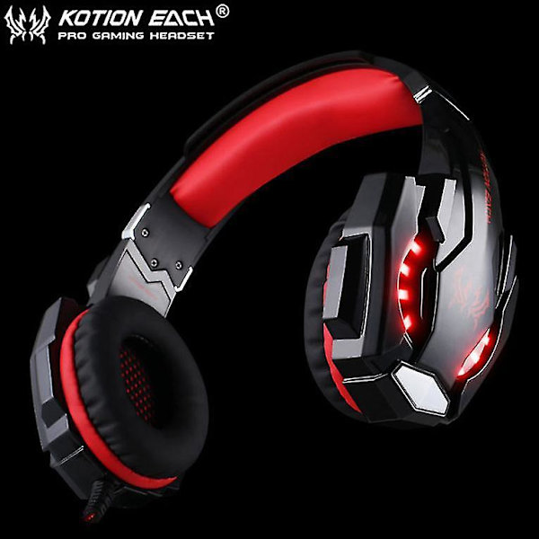 EACH G9000 3.5mm Spelheadset Mikrofon USB PS4