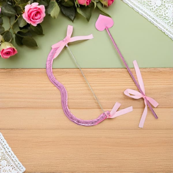 Cupids pil Valentinsdag kostyme Mini bue Hjerteformede piler rekvisittbue