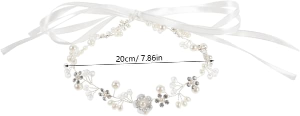 Blomsterblad Pannebånd for Bryllup Elegant Rhinestone Hårtilbehør