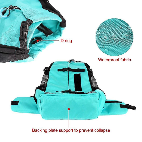 Outdoor Pet Dog Carrier Bag Reflekterende reisevesker