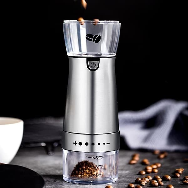 Husblandskværn til kaffe, bærbar, USB-opladelig