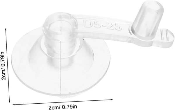 50 stk PVC plast luftpumpeadapterdyser Multifunksjonelle oppblåsningsventiler omformer