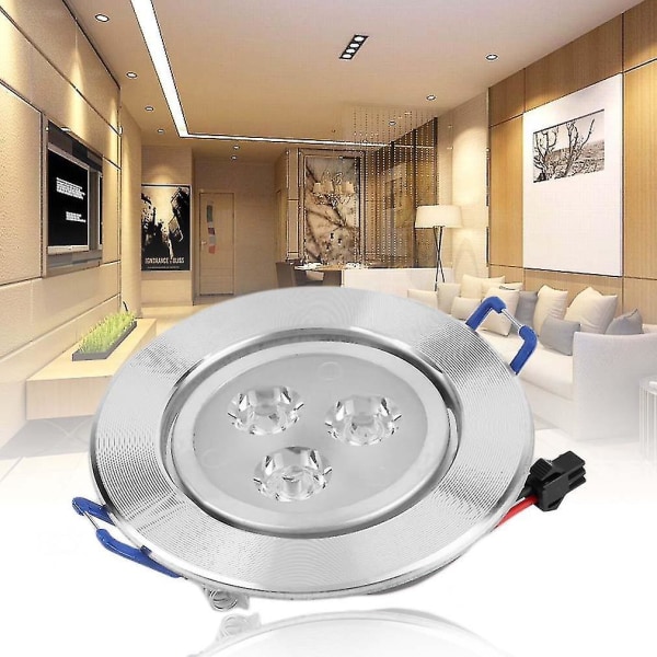 Ny 3W LED Nedfelt Taklampe Spotlampe Pære