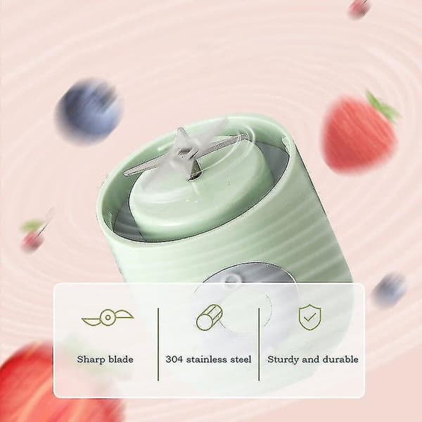 Mini Juicer Blender Bærbar USB Genopladelig Processor