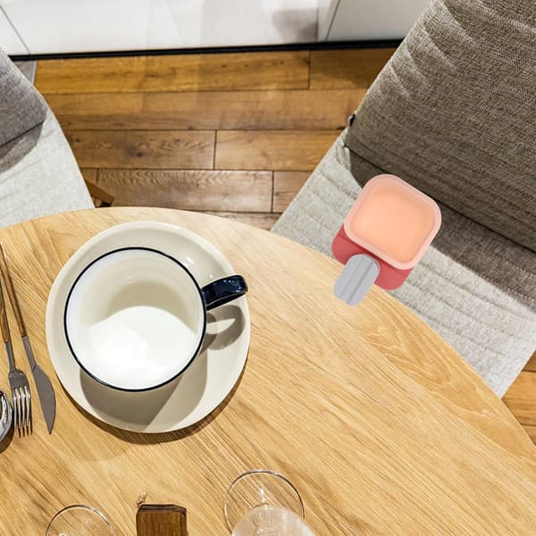 Roterande bordsbehållare med klämdesign, multifunktionell förvaringslåda i ABS-material