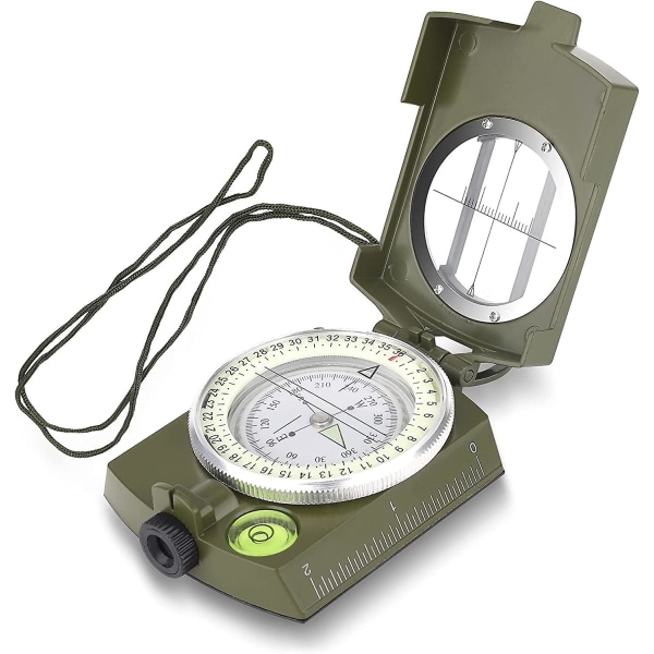 Kompass Militär Kompass Militär Kompass Vattentät Stötsäker rem Case