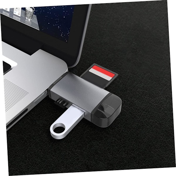 USB till läsare adapter Micro kortläsare Mångsidig kortläsare för dator USB c kortadapter Portabel