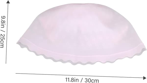 Silikon hårfargehette Hårstriperhette Rosa Semi- for salongfrisørutstyr