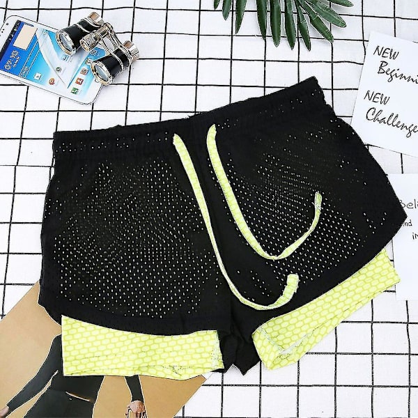 Damshorts med hög midja, blommigt tryck, strandbyxor