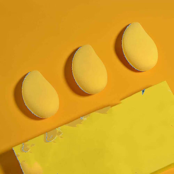 Mango Beauty Munan Muna - Meikkisieni, Kupliva Veden Kera, Pehmeä Ja Ihoystävällinen Meikkisieni Kuiva Ja Märkä (3 kpl) Szkydv-yuhao
