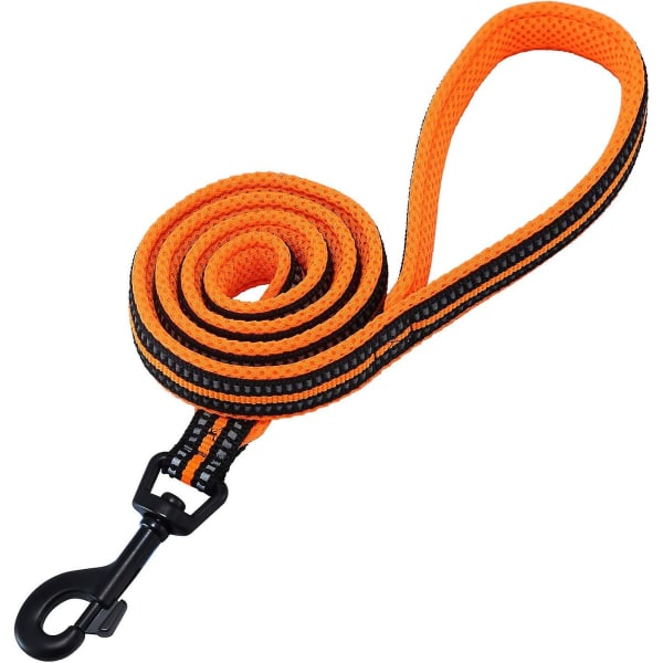 Reflective Leash, Very Resistant, Classic, Flexible, Padded, Thick, Nylon Strap, Ideal For Dogs