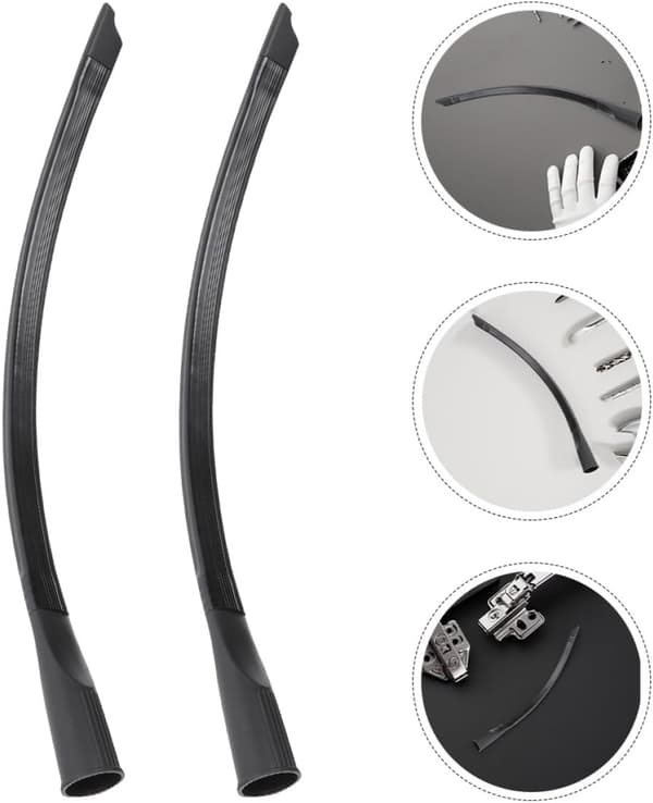 2 stk erstatningshode flat søm dysehode 32 mm indre diameter grensesnitt PP plast