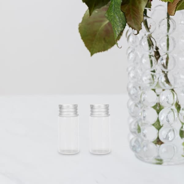 Juice Shot Flaskor 24st 10 ml Klara Glasflaskor, Liten Vätskeprovflaska