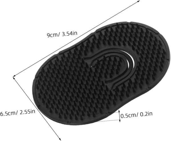 10 st hårbottenmassage schampoborste silikonmaterial för hårbottensmassage bärbar resevänlig design