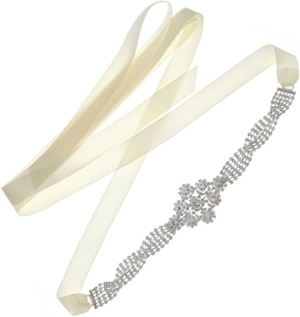 Rhinestone brudebelte brudekjole sash elegant rhinestone dekor for bruder og bryllupsfester