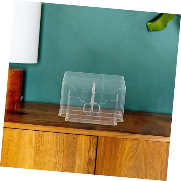 Multi-rum Transparent Negleværktøj Organizer Boks Makeup Opbevaringskasse