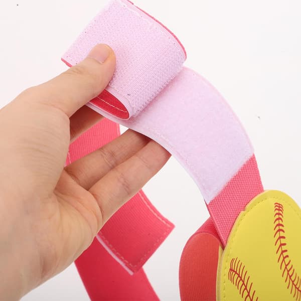 Softball Pitcher Benstöd Polyesterband för Pitchers Utomhusträningsaccessoar