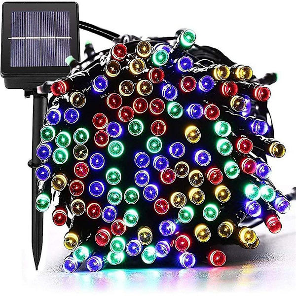 Udendørs Solcelle-Lysstreng 22m 200led Solcelle Julelys