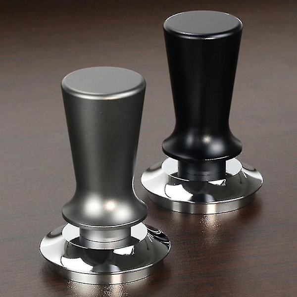 Elastisk Pulverpresse i Rustfritt Stål Kaffehammer 58mm, Sølvgrå