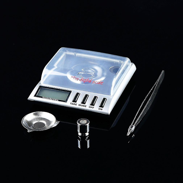 0,001 g / 20 g Digitaalinen LCD-vaaka Paino Milligrammi Taskuvaaka