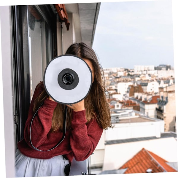 Diffuser för videolampa, portabel ringblixtdiffuserstrumpa 45cm