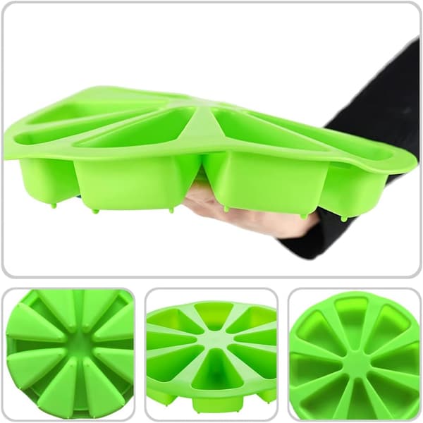 2 stk. silikonekageform sæt appelsinform non-stick multifunktionel bageform