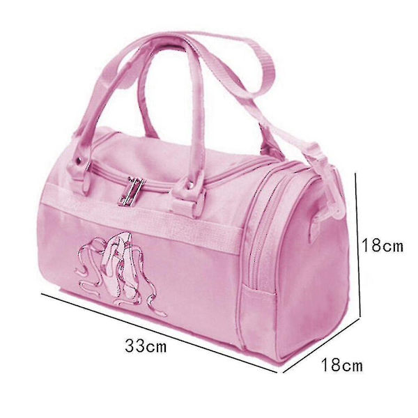 Ballet Danseposer Pink Kvinder Piger Ballet Sports Dance Skuldertaske