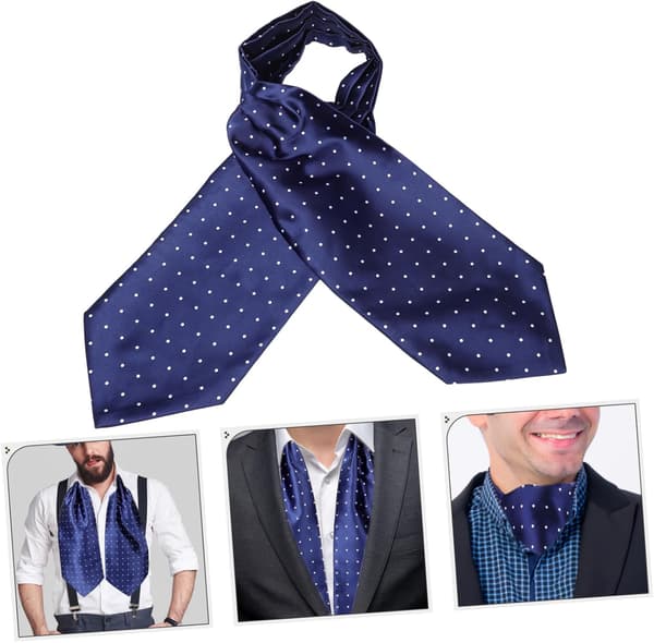 Lett vinterhalstørkle for menn Retro polyester-halstørkle Komfortabelt
