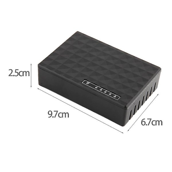 5 Portin 100-1000Mbps Ethernet-verkkokytkin