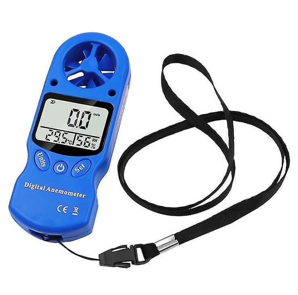 Mini håndholdt anemometer termometer hygrometer