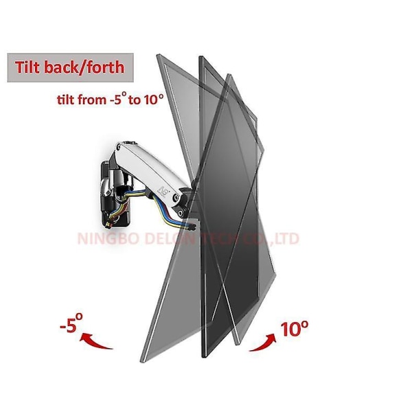 Nb F300 3-12kg Gasfjeder Monitor Fuldt Bevægelig Tv Vægbøjle