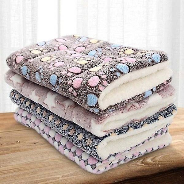 Katte- og Hundekurv i Blødt Fleece, Tyk og Varmt Plys