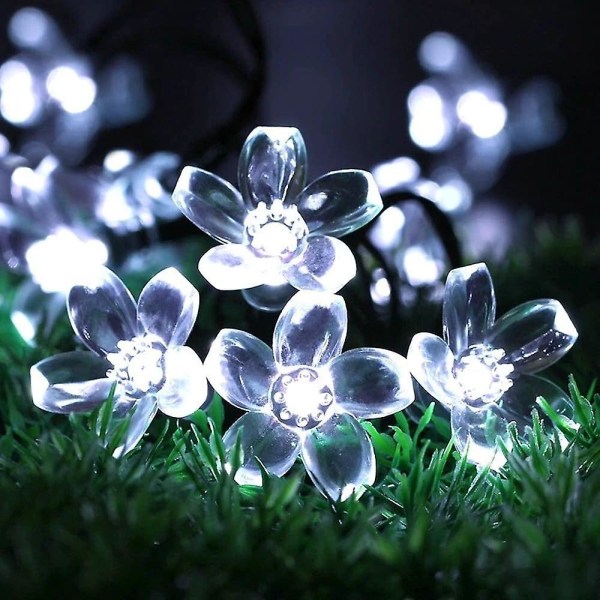 Solar LED String Light 6,5m 30leds Cherry Blossom 8 Mode