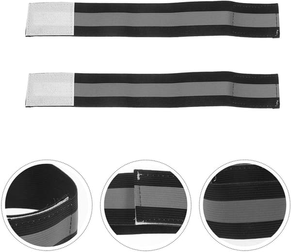 Justerbart reflekterande nattband Praktiska armbindlar för säkerhet Reflekterande ankelband
