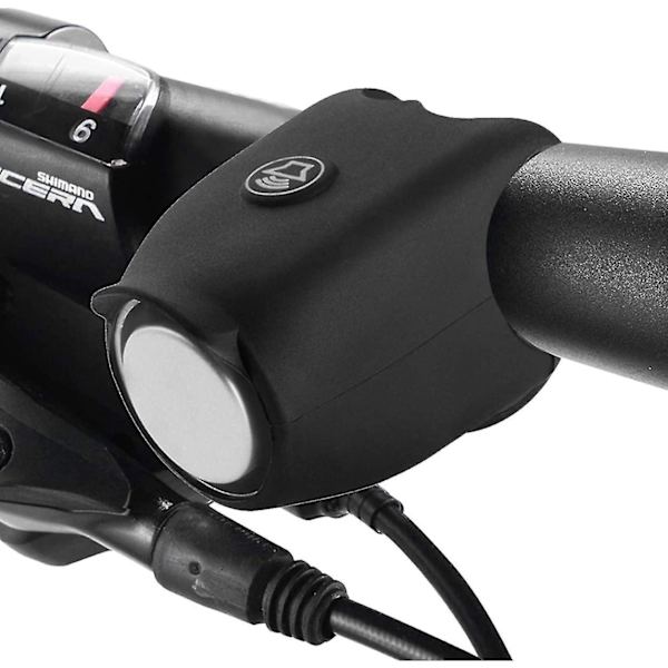 Cykelhorn Elektrisk Klocka Alarmklocka Vattentät Silikonfodral Klocka 120 Db
